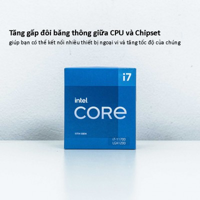 CPU INTEL Core i7-11700 (8C/16T, 2.50 GHz - 4.90 GHz, 16MB) - 1200