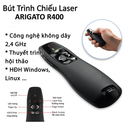 Bút trình chiếu R400 Arigatou