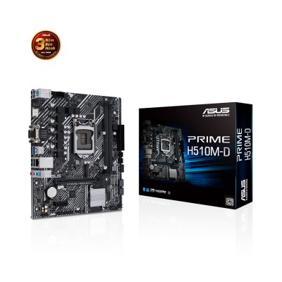 Mainboard ASUS PRIME H510M-D (Intel H510, Socket 1200, m-ATX, 2 khe Ram DDR4)