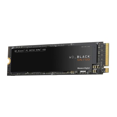SSD WD BLACK SN750 500GB NVME PCIe Gen3 x4 (WDS500G3X0C)